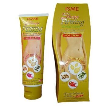 Тайский разогревающий крем для похудения ISME, Shape Firming HerbalHote Cream, 120 гр